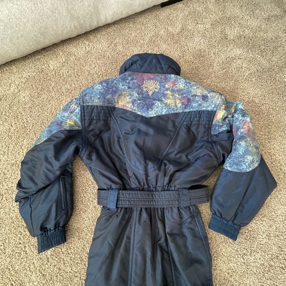 Descente Vintage 90’s Printed Ski Suit Size 8 - Picture 14 of 15
